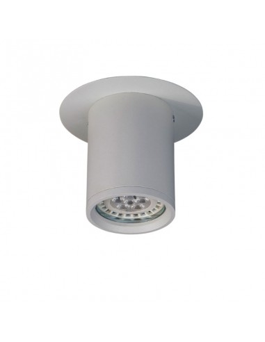 PLAFON DICRO PUNTO TUBA BLANCO ALUMINIO