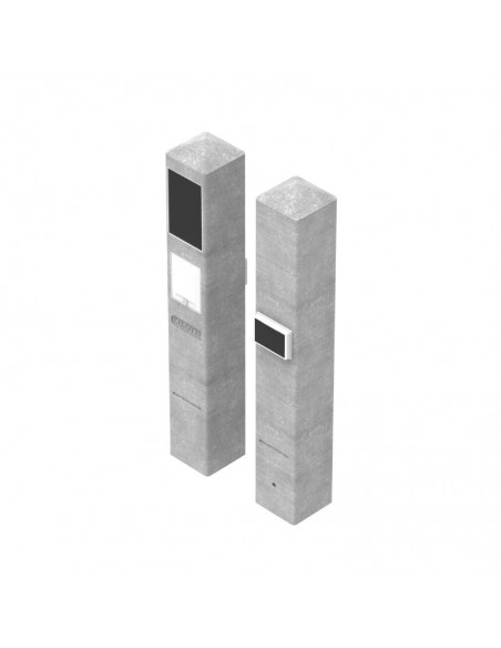 PILAR PREMOLDEADO TRIFAS SIMPLE C/ CAJA MED Y TMG T9.