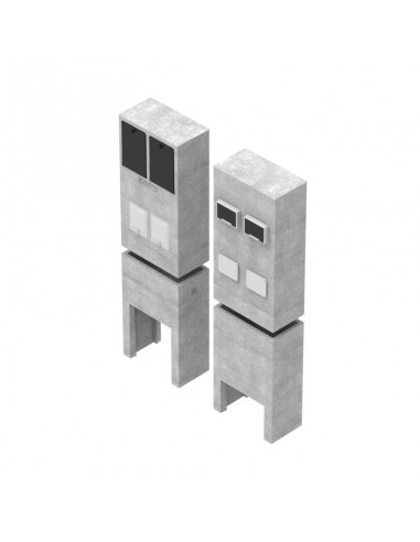 PILAR PREMOLDEADO TRIFAS ATUCHA-II C/ CAJA MED...