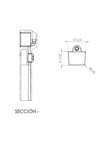 PILAR PREMOLDEADO MONOF SIMPLE PAVIUSO C/ CAJAS