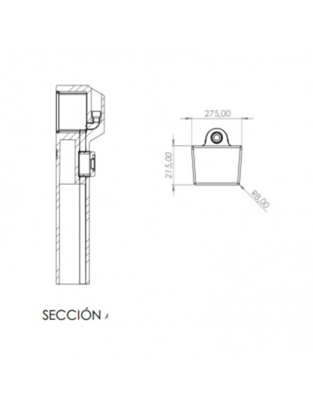 PILAR PREMOLDEADO MONOF SIMPLE PAVIUSO C/ CAJAS