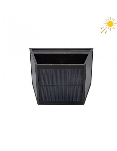 APLIQUE LED SOLAR BIDIRECCIONAL 2LED IP65 3000K...