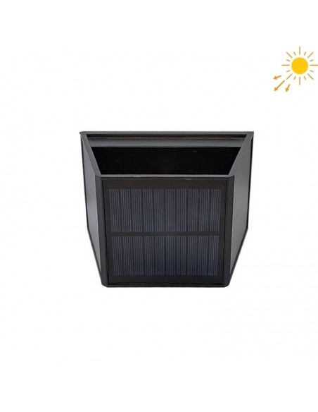 APLIQUE LED SOLAR BIDIRECCIONAL 2LED IP65 3000K 4000K 6500K