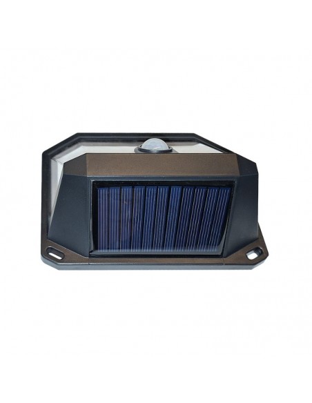APLIQUE LED SOLAR TRIDIRECCIONAL DETECT MOVIM IP65 6000K