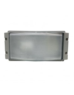 APLIQUE PARED PLUS LISO APTO LED EXTERIOR GRIS