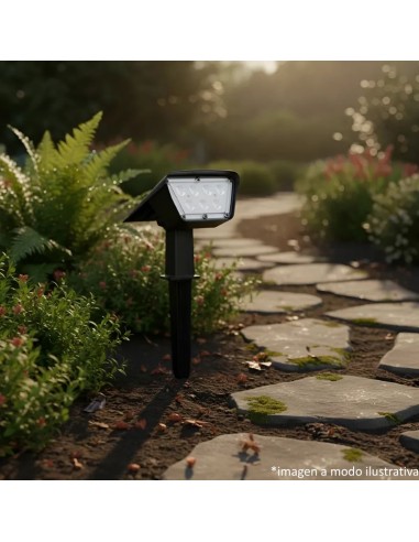 APLIQUE O JABALINA SOLAR LUZ FRIA 6000K