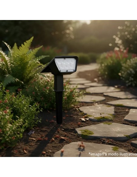 APLIQUE O JABALINA SOLAR LUZ FRIA 6000K