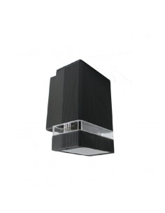 APLIQUE ANKA TECH 1 LUZ GU10 NEGRO