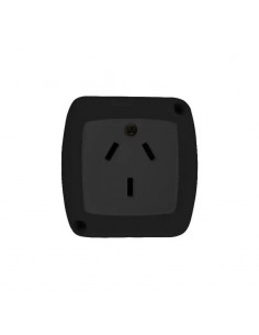 LLAVE EXTERIOR TEKNA NEGRO 1 TOMA 20 AMP - KALOP