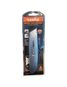 CUTTER PROFESIONAL IMPORTADO GRIS HOJA TRAPEZ