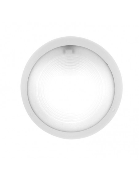 TORTUGA REDONDA POLIPROPILENO LISA ARO ALTO BLANCO E27