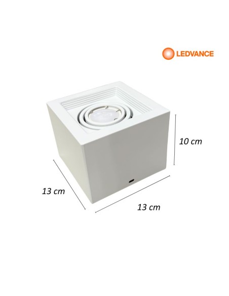 PLAFON CARDANICO DICRO 1 LUZ BLANCO