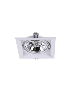 PLAFON EMBUTIR ECUA AR111 1 LUZ BLANCO CANDIL