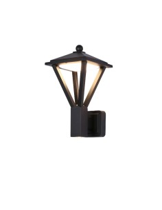 FAROLA BIDIRECCIONAL KIRA 12W + 3W 3000K NEGRO ALUMINIO