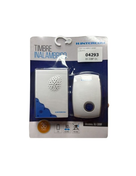 TIMBRE INALAMBRICO GENERICO BLANCO