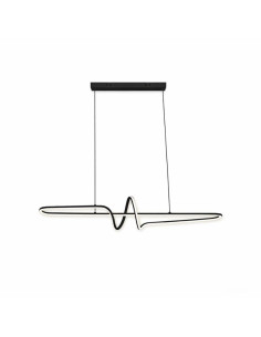 COLGANTE LED INFI 42W NEGRO 1000X200MM BLANCO DINAMICO