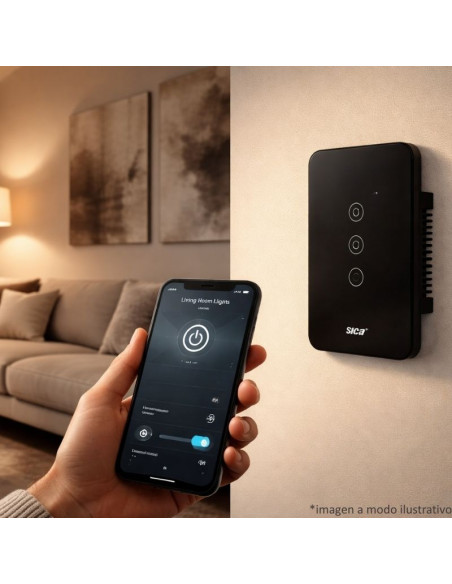 LLAVE SICA SMART BLANCO 1 EFECTO TOUCH