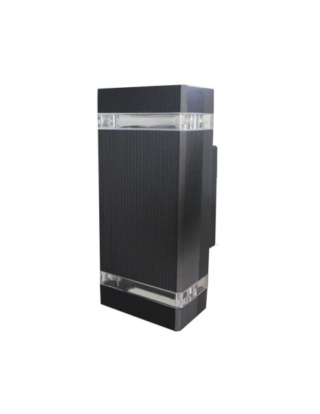 APLIQUE ANKA TECH 2 LUCES GU10 NEGRO