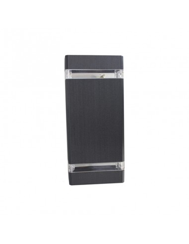 APLIQUE ANKA TECH 2 LUCES GU10 NEGRO