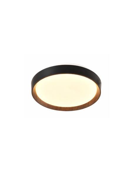 PLAFON LED ALEC 23W 3000K 40CM NEGRO CANDIL