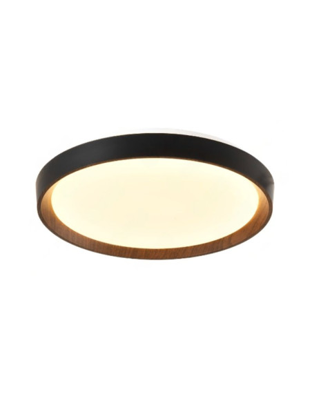 PLAFON LED ALEC 35W 3000K 50CM NEGRO CANDIL