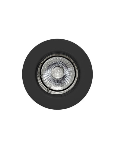 SPOT EMBUTIR DICRO FIJO REDONDO NEGRO TEXT