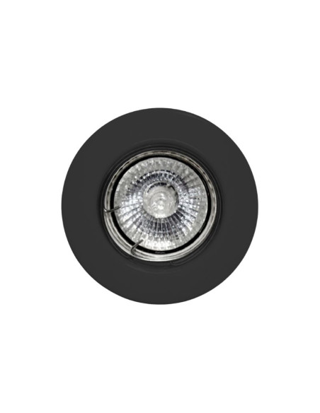 SPOT EMBUTIR DICRO FIJO REDONDO NEGRO TEXT