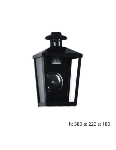 FAROL P/PARED 4C Hº. E27 NG 380X220