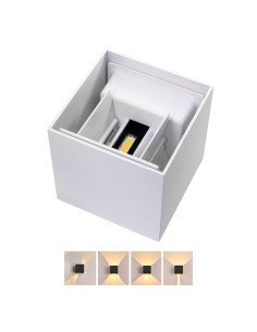 APLIQUE BID VK SYMUD PRO 2X3W 3000K BL HAZ REG IP65