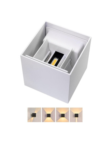 APLIQUE BID VK SYMUD PRO 2X3W 3000K BL HAZ REG...