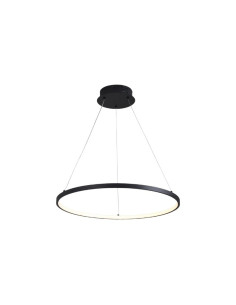 COLGANTE SATURNO 60CM 40W LUZ CALIDA NEGRO