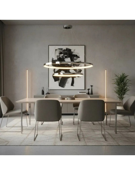 COLGANTE LUNARIS 45/60CM 64W PL CAL/NEU/FRI SMART DIMMER