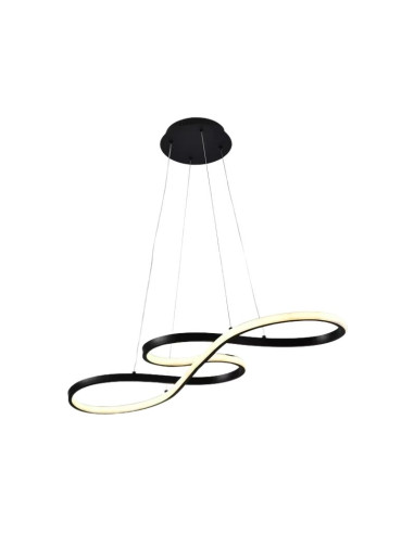 COLGANTE DECO CCT 32W NEGRO LUZ CAL/NEU/FRIA
