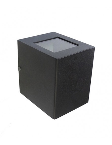APLIQUE BIDIRECCIONAL CUBO 1003 1 LUZ G9 NEGRO
