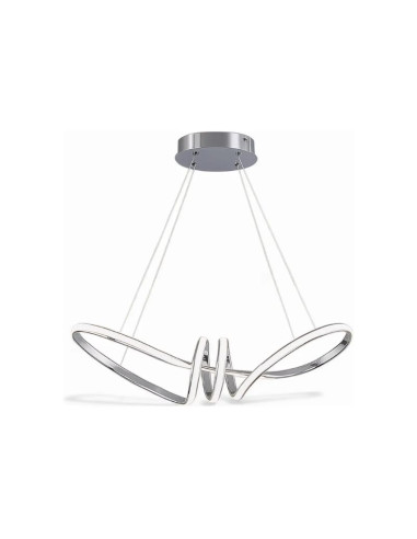 COLGANTE DECO CCT 55W CROMO LUZ CAL/NEU/FRIA