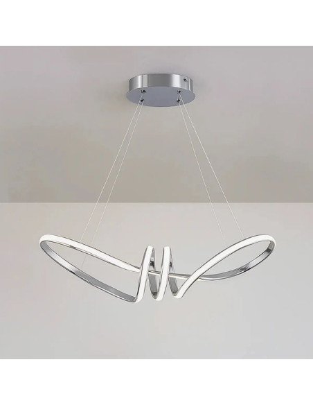COLGANTE DECO CCT 55W CROMO LUZ CAL/NEU/FRIA