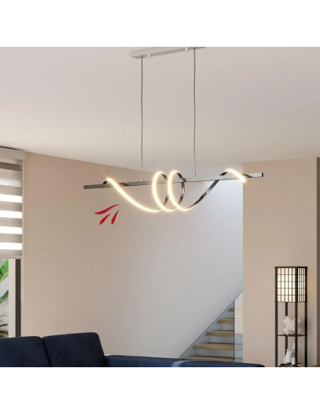 COLGANTE DECO CCT 56W CROMO LUZ CAL/NEU/FRIA