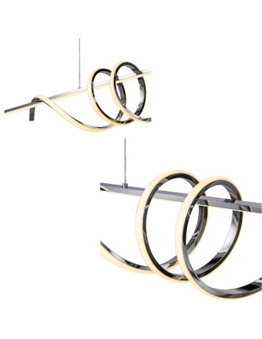 COLGANTE DECO CCT 56W CROMO LUZ CAL/NEU/FRIA
