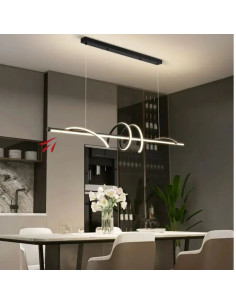 COLGANTE DECO CCT 56W NEGRO LUZ CAL/NEU/FRIA 2