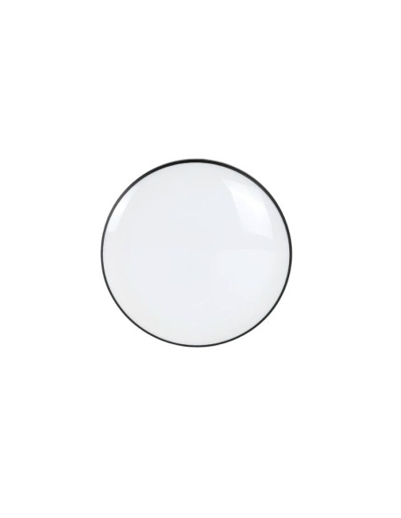 PLAFON REDONDO BOMBE 42W NEGRO LUZ FRIA 6500K 37CM
