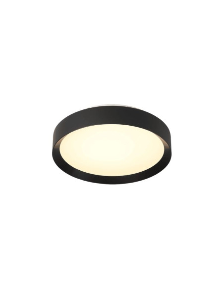 PLAFON REDONDO CAMBOYA 40W NEGRO CAL/NEU/FRIA 45CM DIMMER