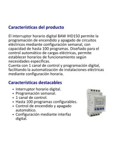 INTERR.HOR. DIG. BAW SEM/C/RES (IHD3YB) 40 PROG. 2
