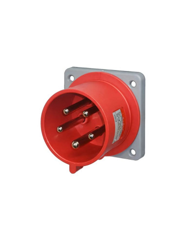 BASE INDUSTRIAL STECK EMB MACHO 16A IP44 3P+N+T...