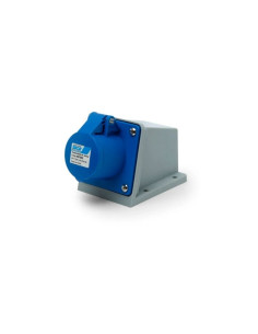BASE INDUSTRIAL SICA EXT HEMBRA 32A IP44 2P+T AZUL