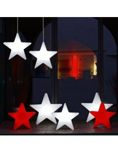 COLGANTE ESTRELLA 55X15CM  APTO LED 2