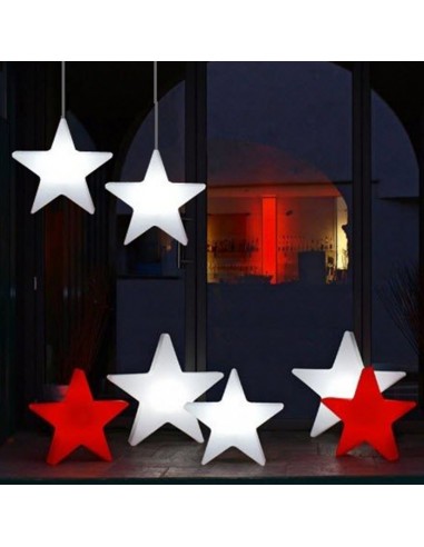 COLGANTE ESTRELLA 55X15CM  APTO LED