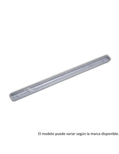 PLAFON ESTANCO GENERICO PARA DOS TUBOS LED 2X18 1200MM