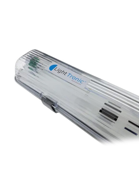 PLAFON ESTANCO GENERICO PARA DOS TUBOS LED 2X18 1200MM