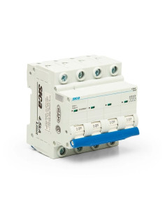INTERRUPTOR TERMOMAGNETICO SICA TRETRAPOLAR 4X 25A 4,5KA