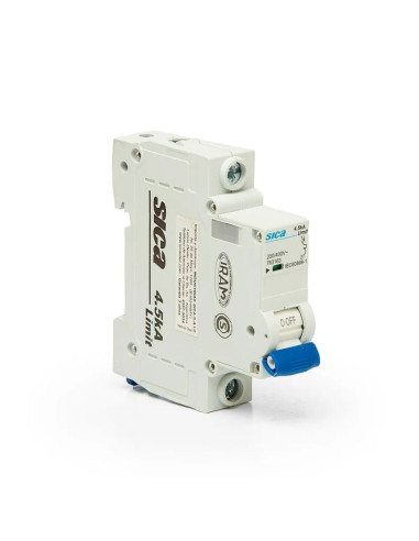 INTERRUPTOR TERMOMAGNETICO SICA UNIPOLAR 1X 6A...